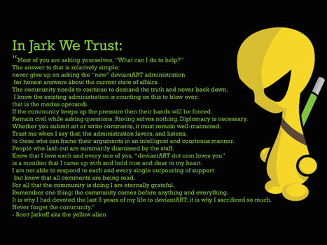 In Jark We Trust
