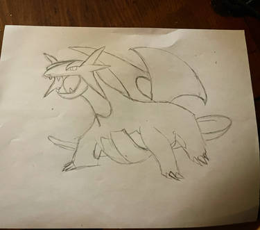 Salamence drawing