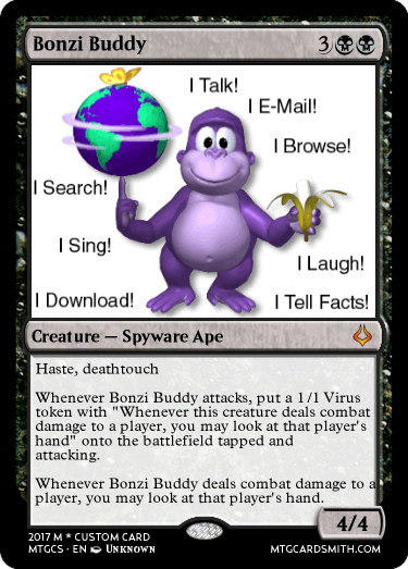 Bonzi Buddy - MTG Card by russell4653 on DeviantArt