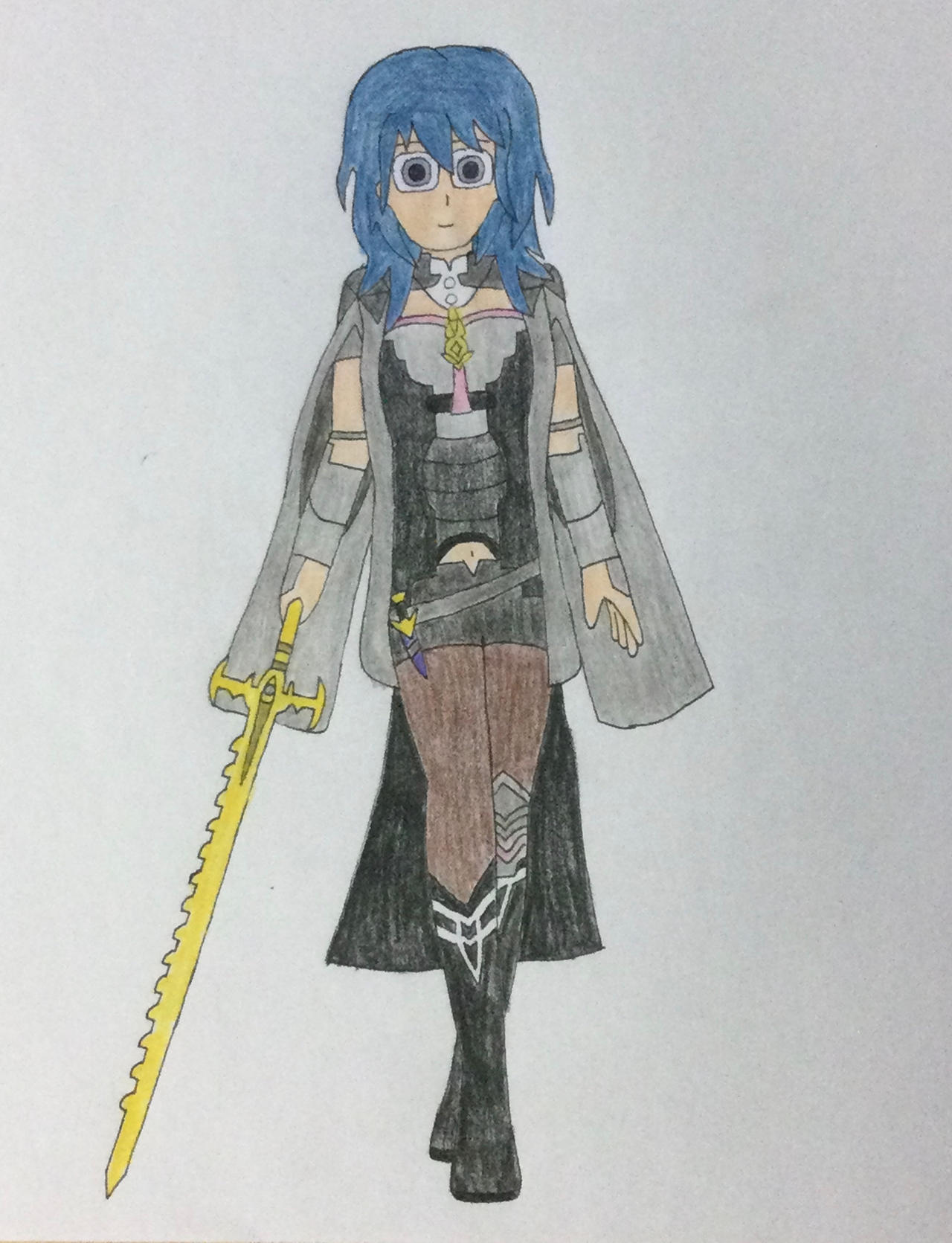 Byleth Drawing by russell4653 on DeviantArt