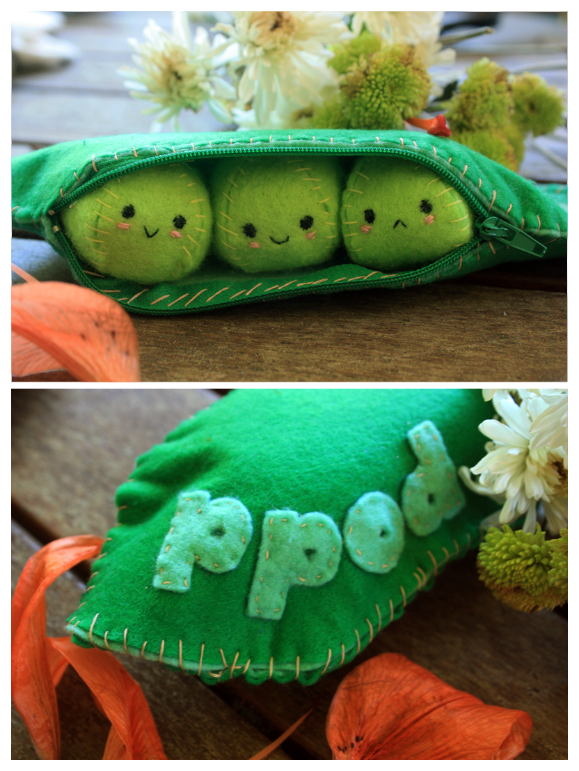 Plushie Peas in a Pod