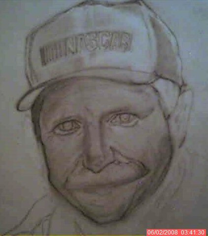 Dale Earnhardt -sketch w.i.p-