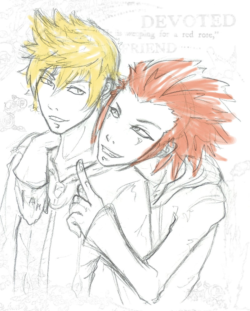 Roxas+Axel