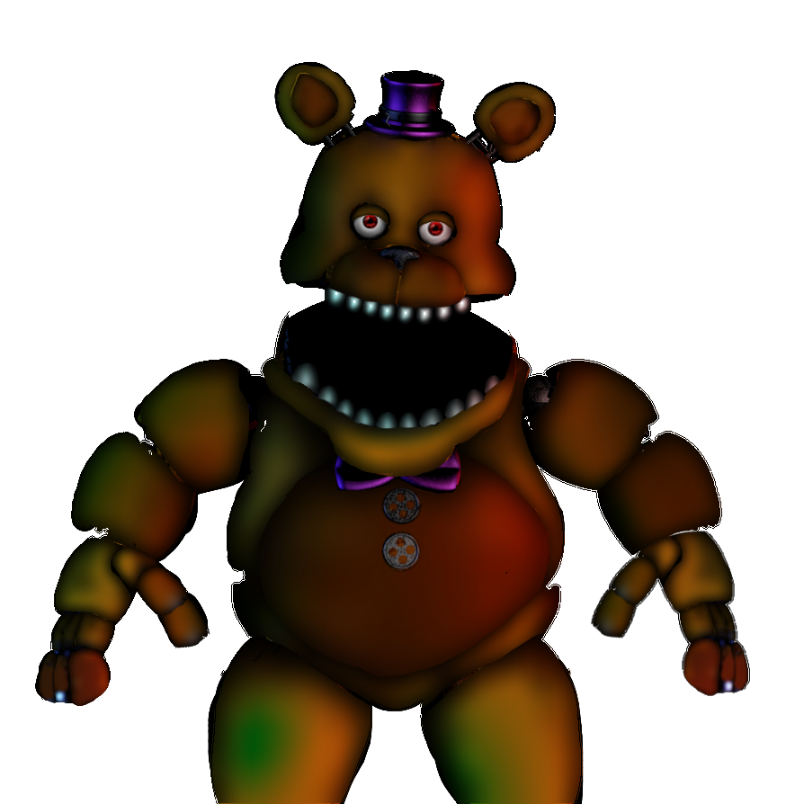 Fixed Nightmare Fredbear FNaF Workshop Animation 