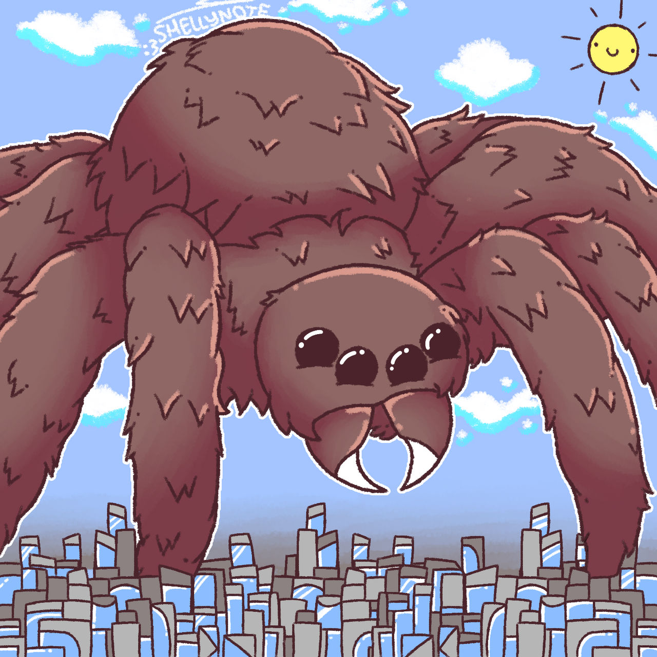 Deviantart Spider big spider!! by shellynote on DeviantArt