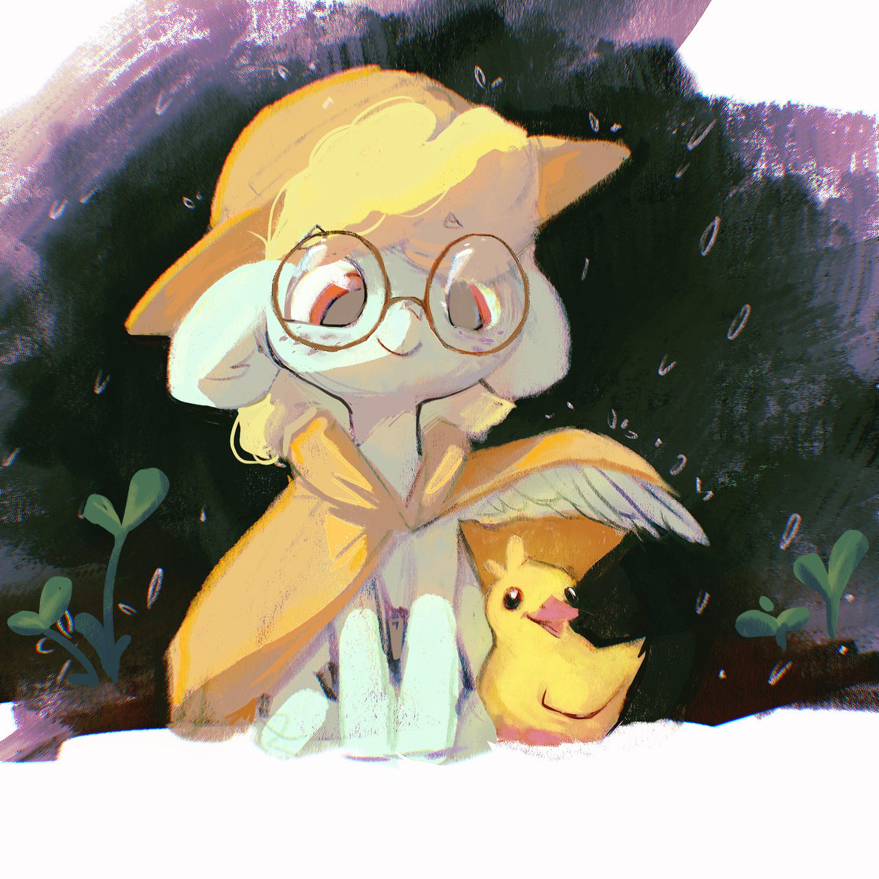 Duck Riding Deviantart Rainy day with duck by DearMary on DeviantArt