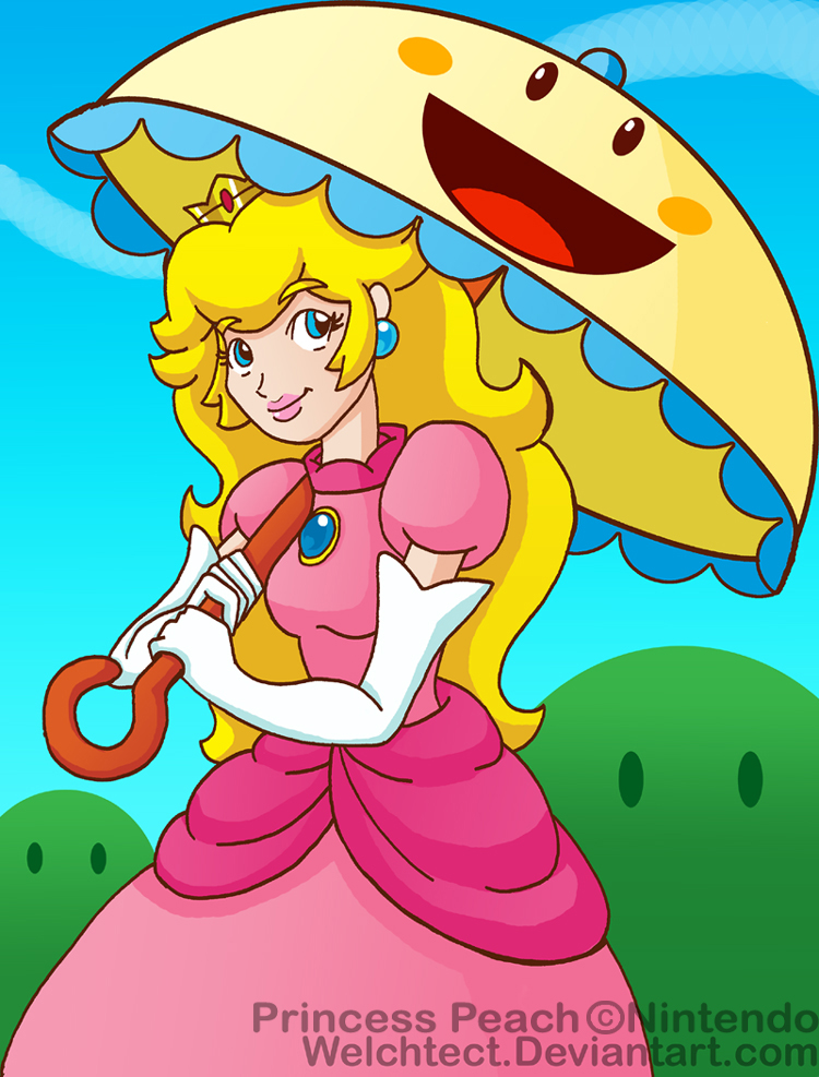 Princess Peach Art Trade