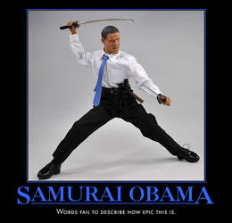 Samurai Obama Motivator