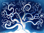 Tree of life blue version by EerinVink