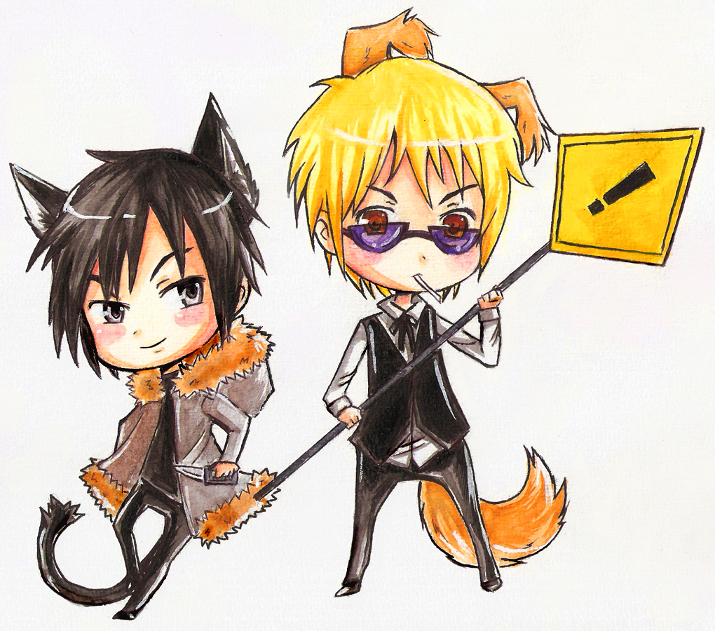 chibi izaya shizuo