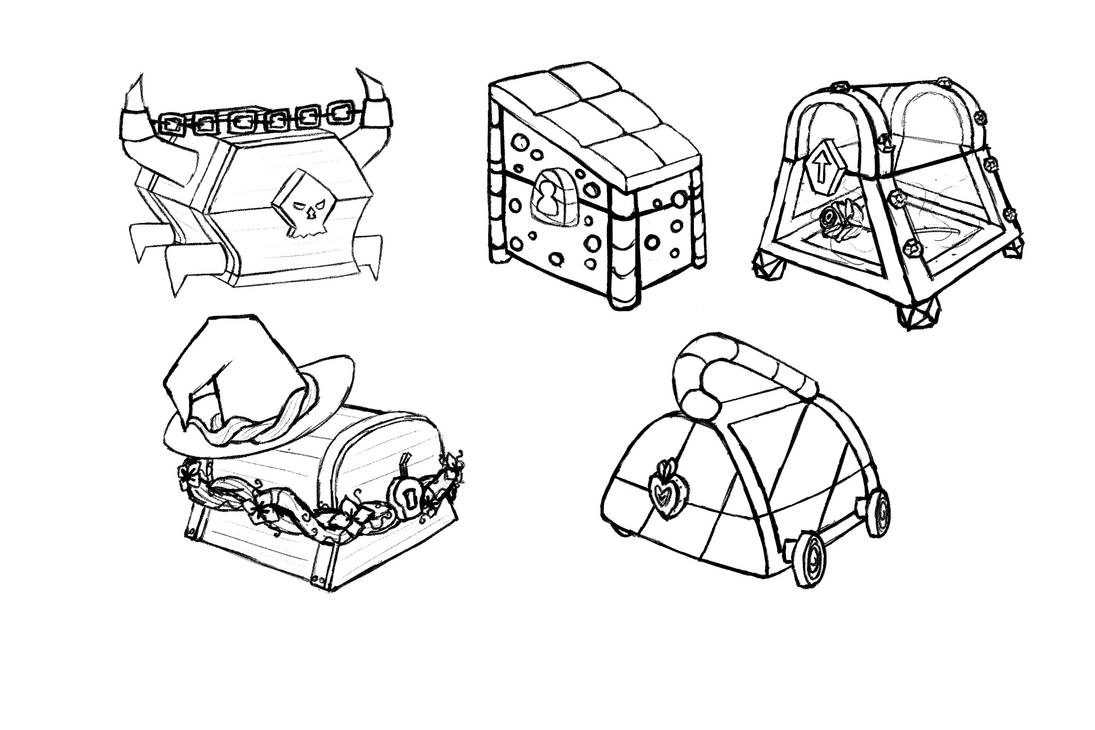Sketch design of chests by BellaDeviantMLP on DeviantArt