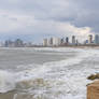 Tel Aviv Beach at Winter, As Seen from Jaffa Port