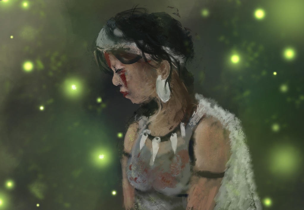 Spit Paint - Princess Mononoke