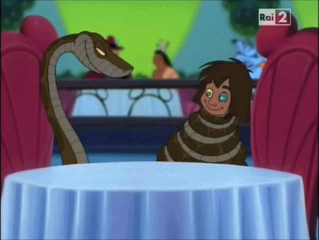 Kaa and Mowgli (house of mouse)