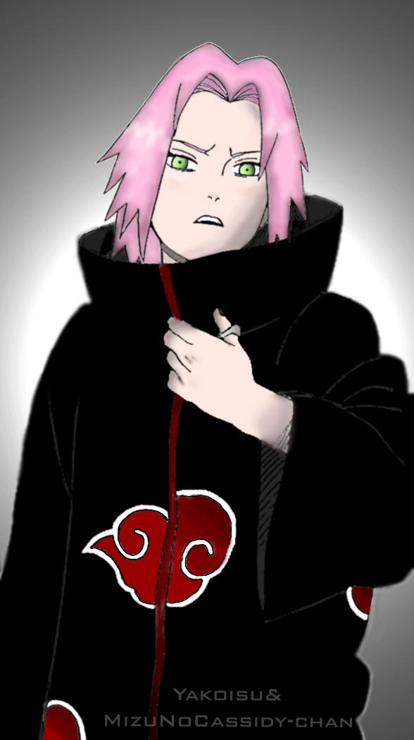 Akatsuki Sakura Coloring