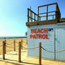 Beach patrol hut