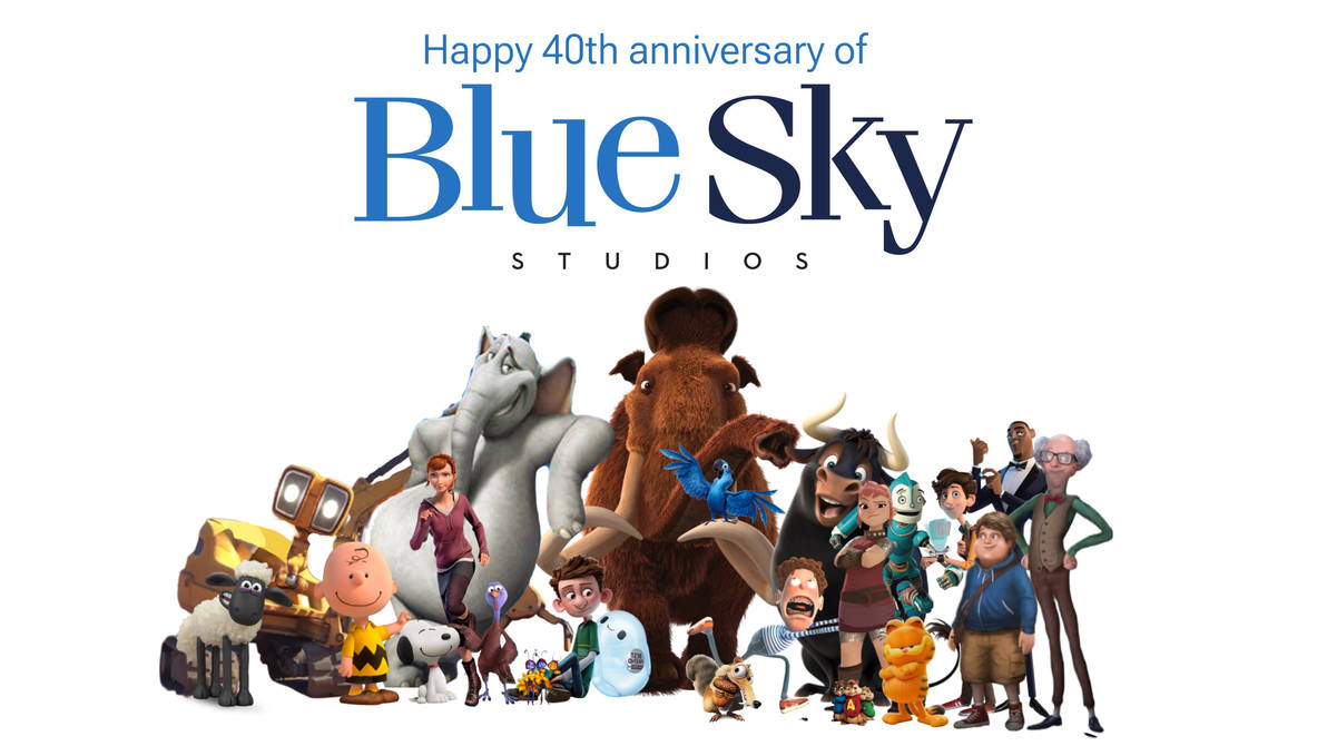 Happy 40th anniversary of blue sky studio by Davidg2401 on DeviantArt