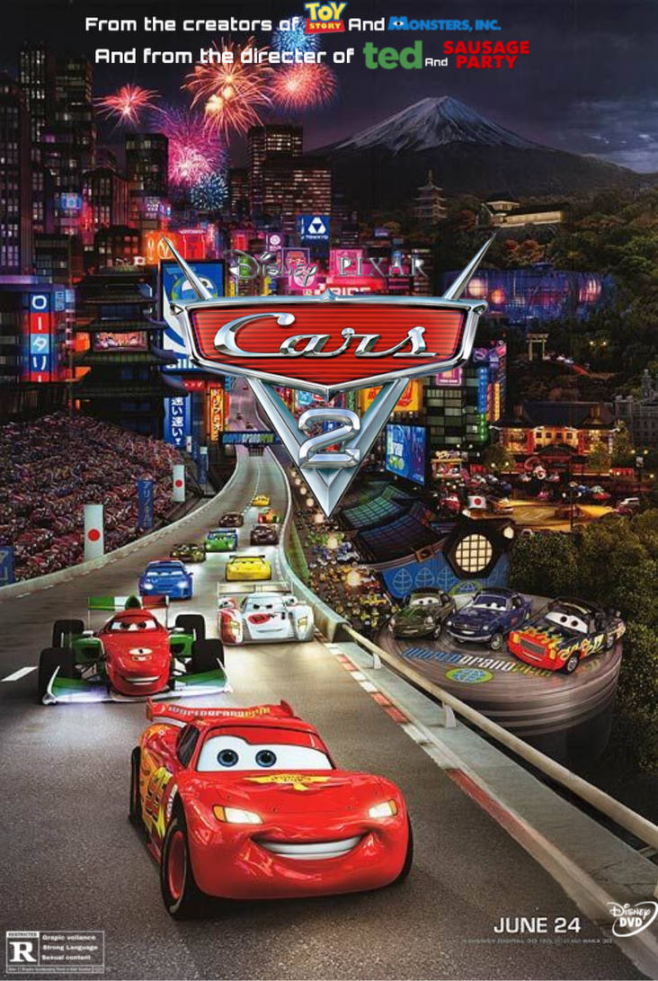 What if.. Cars 2 was rated-R by Davidg2401 on DeviantArt