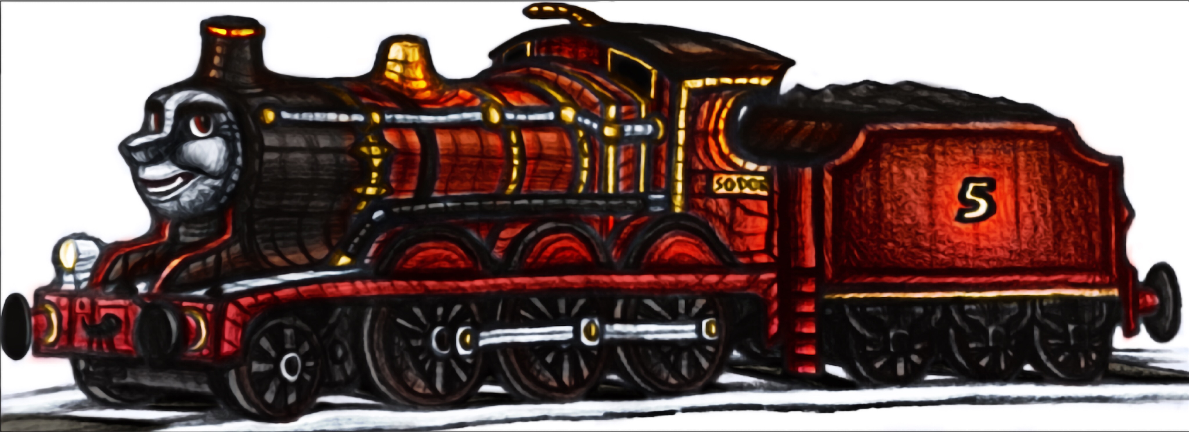 Characters of the Railway Series: James the Red Engine