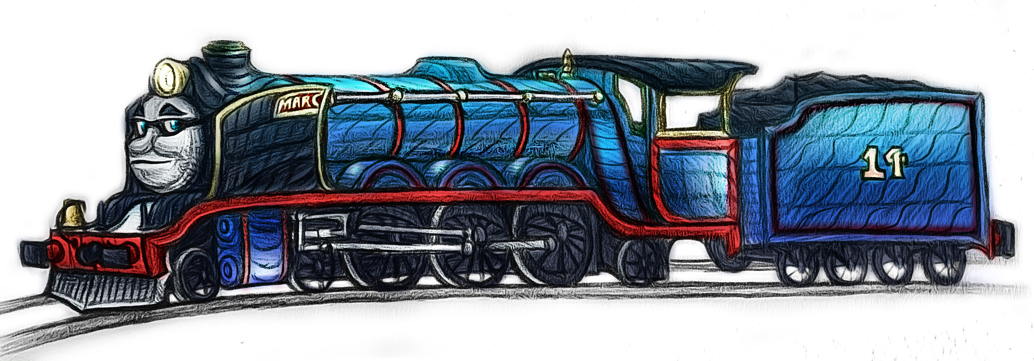 Commission: Marc - Engines Evolved AU Style by DragonSource25 on DeviantArt