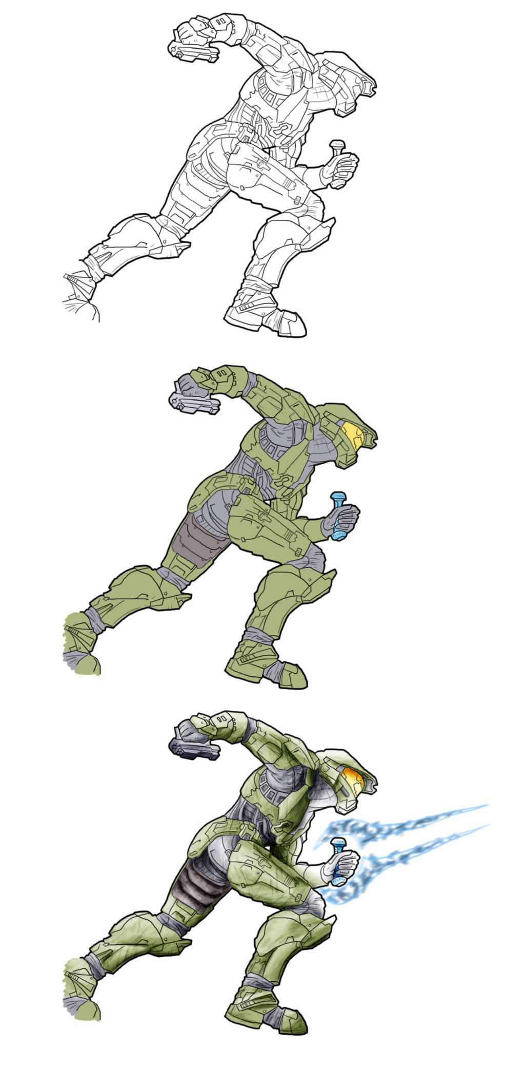 Coloring Master Chief