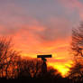 Fiery skies