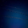 Blue starry