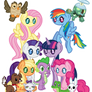 The Mane Six And Friends