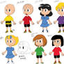 Anime Peanuts Gang.