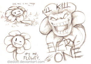 Flowey sketches