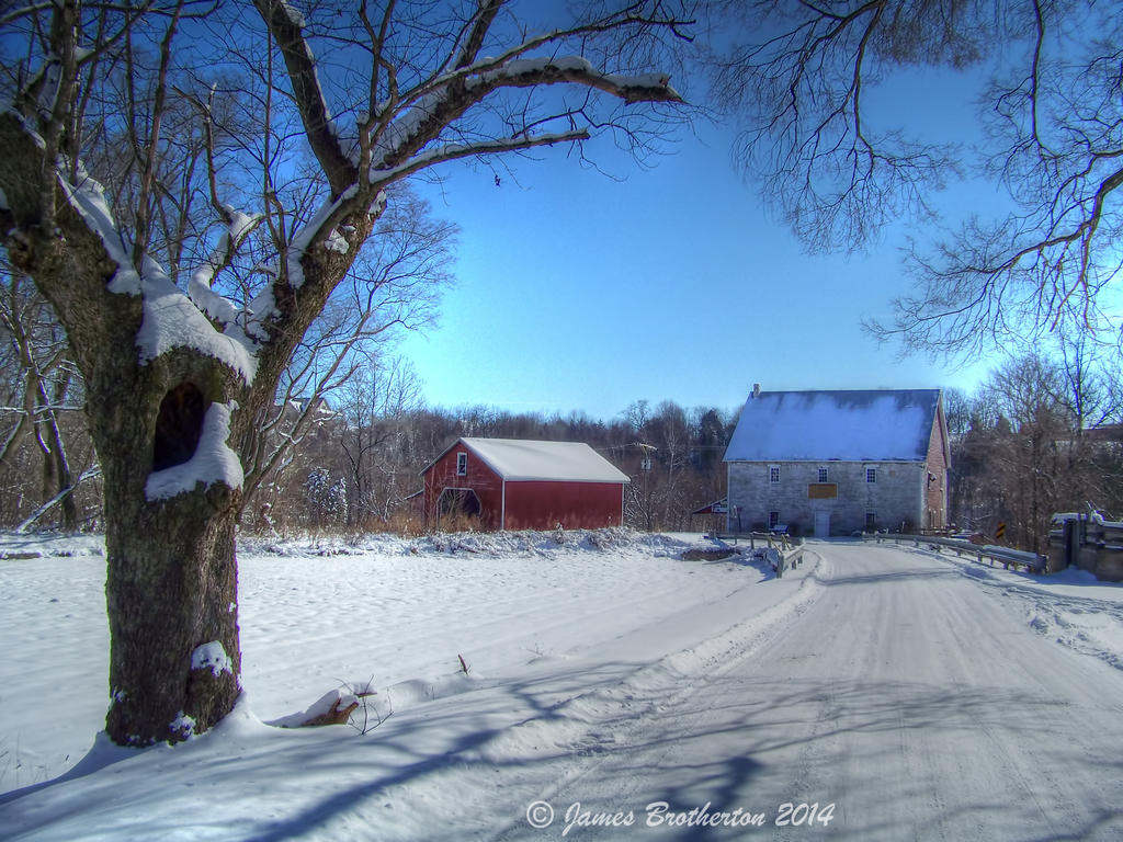 West Virginia Snow Scene