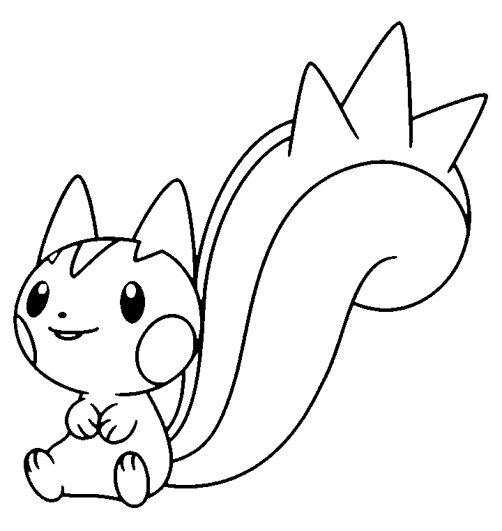 Pachirisu para colorear  Pokemon, Cartoon styles, Drawings