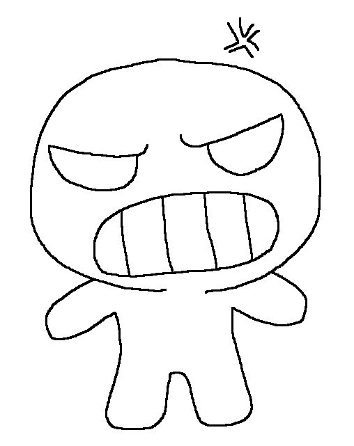 Chibi Base Grumpy angry chibi base by Skittychu-bases on DeviantArt