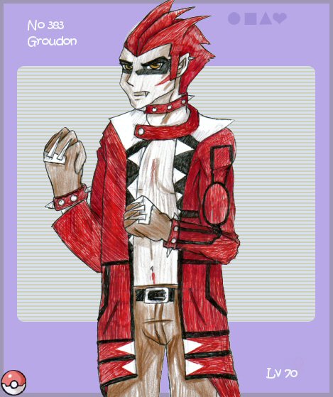 no 383- Groudon Gijinka