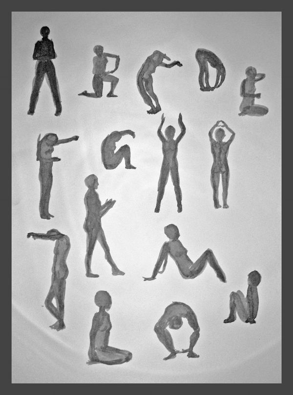 The Human Alphabet - 1 by geralin on DeviantArt