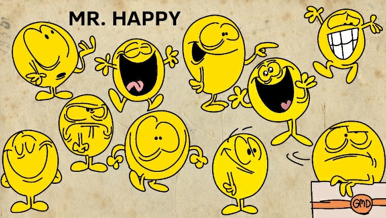 Mr. Happy Model Sheet by RetroArtist2004 on DeviantArt