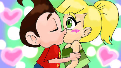 Jimmy Neutron X Cindy Vortex Kiss Request