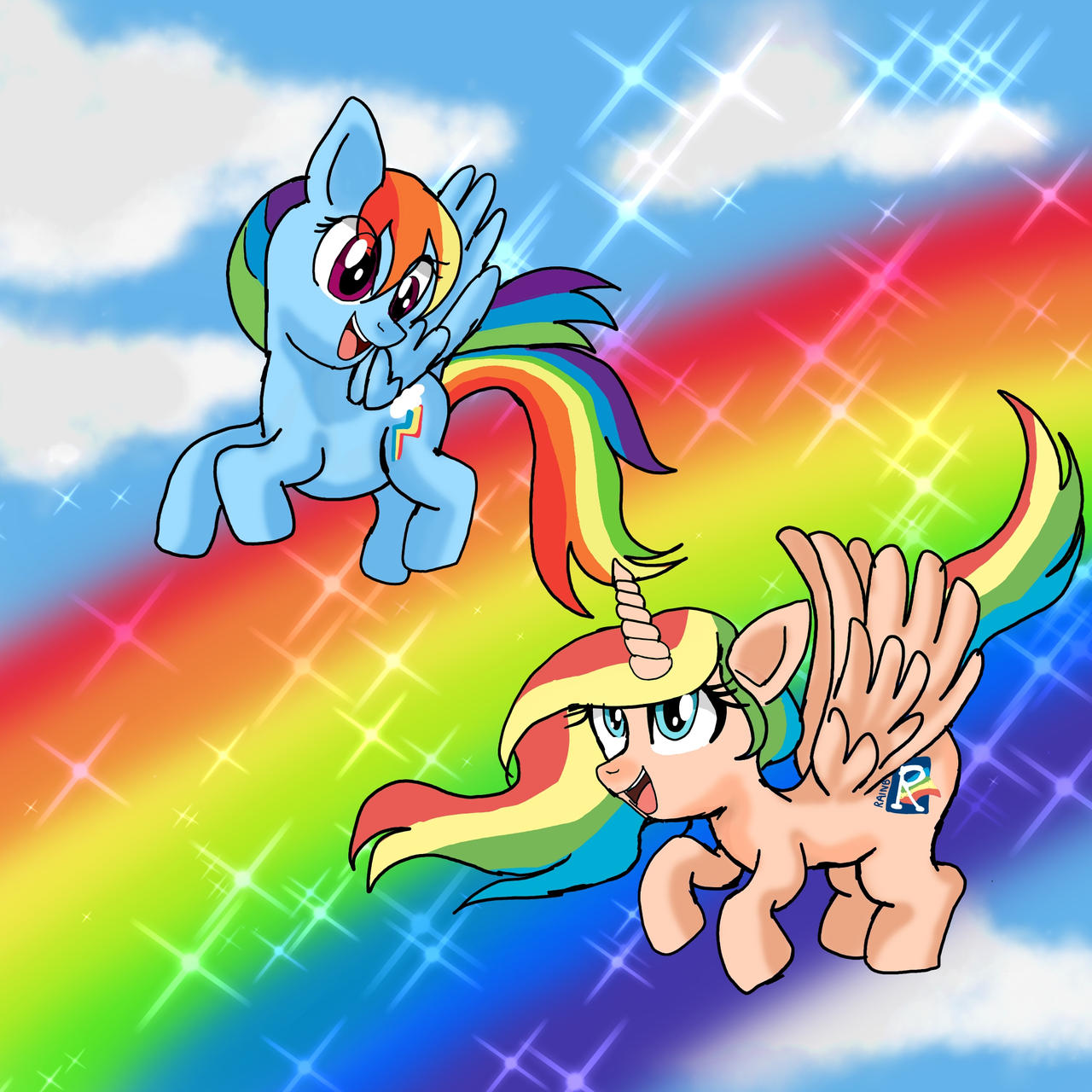 Rainbow Dash And Rainbow Straffi