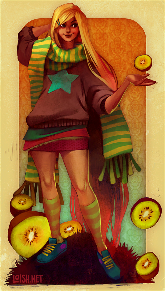 blonde kiwis by loish