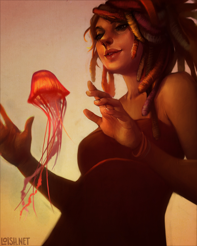 evening glow by loish