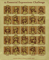 25 expressions challenge