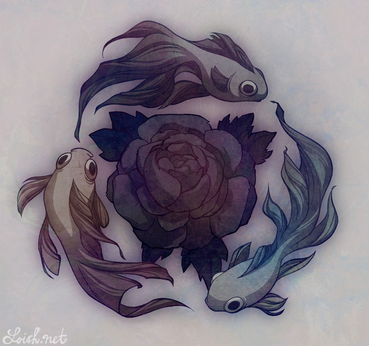 subaqueous rose by loish