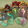 buncha mermaids colored