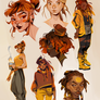 yellow sketches