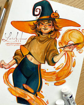 brushtober 06 // witch