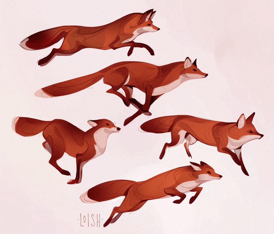 Deviantart Foxes foxes by loish on DeviantArt