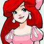 ariel in pink.