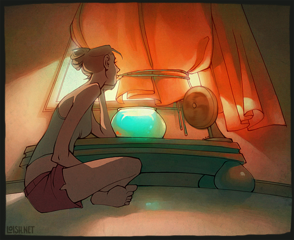 fish bowl by loish