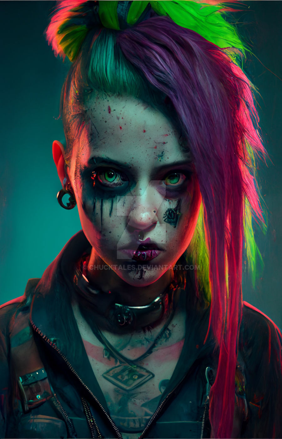 Zombie Like Rocker Zombie punk rock! by ChuckTales on DeviantArt