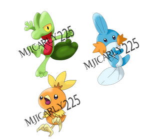 Pokemon Omega Ruby and Alpha Sapphire Starters